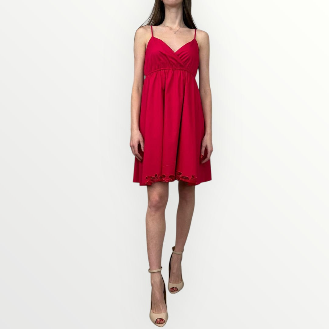 FRACOMINA - ABITO POPELINE CON RICAMI