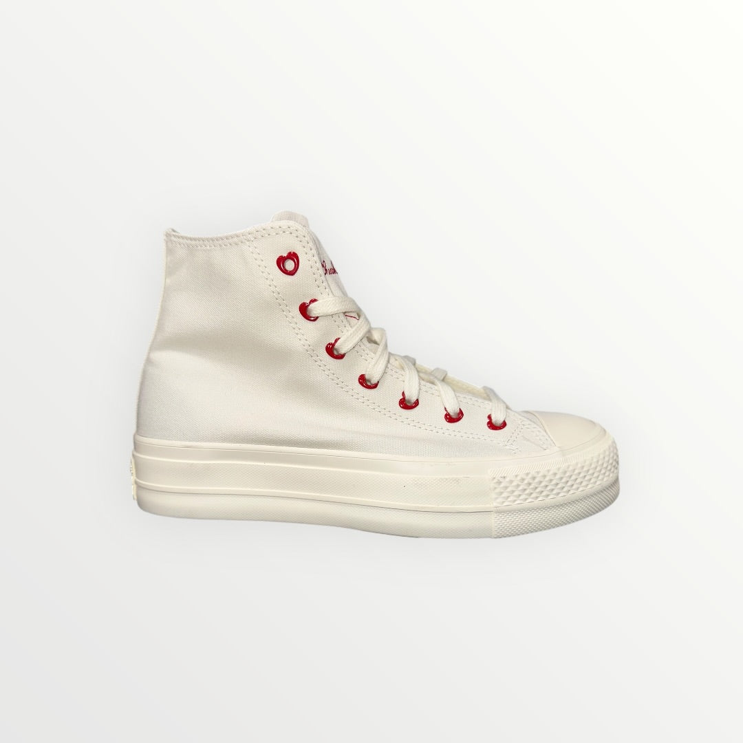 CONVERSE - SNEAKER PLATFORM DETTAGLI CUORICINI