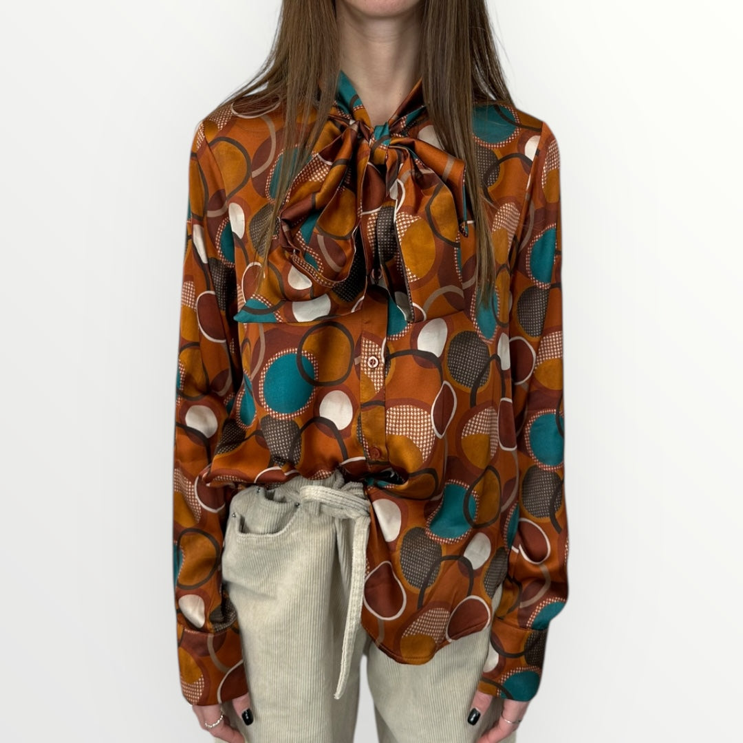 SOUVENIR - CAMICIA A FANTASIA GEOMETRICA