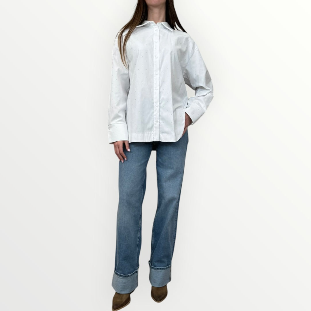 KING KONG - CAMICIA OVER CON PUNTI LUCE