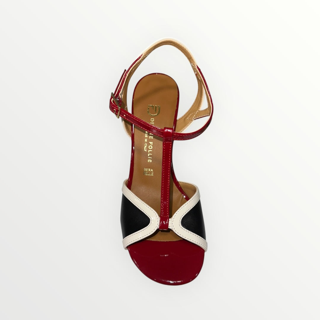 DIVINE FOLLIE - SANDALO CON TACCO LARGO