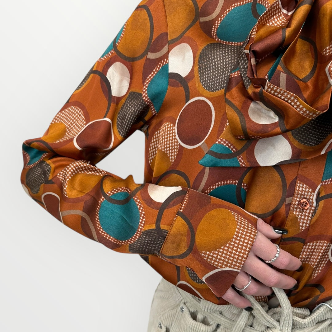 SOUVENIR - CAMICIA A FANTASIA GEOMETRICA