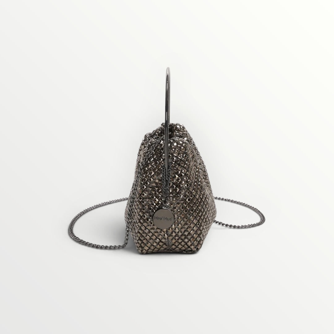 MIMI' MUA' - BORSA MORBIDA CON STRASS
