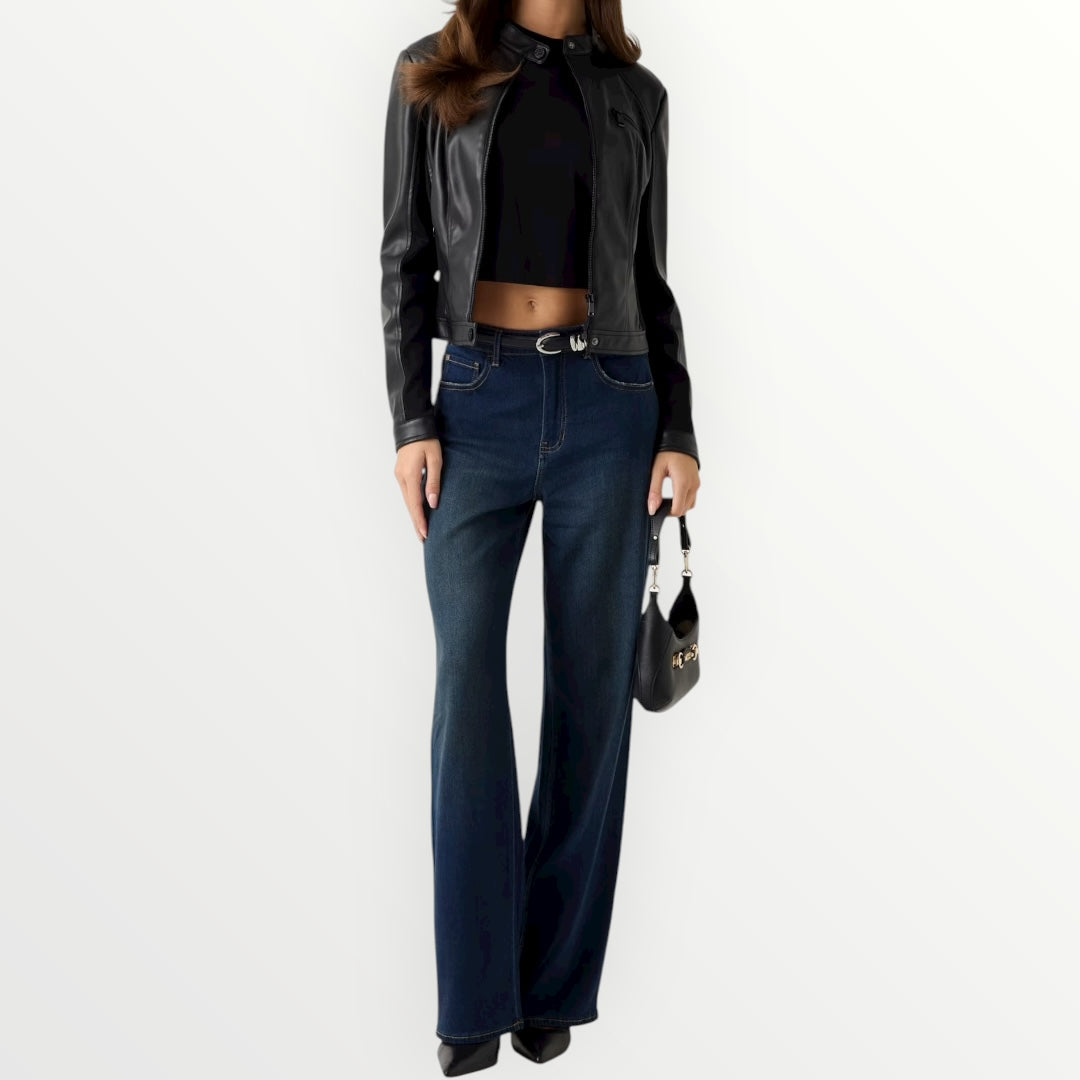 GUESS - GIUBBINO CHIODO ECO PELLE