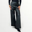 NO SECRETS - PANTALONE A PALAZZO IN ECO-PELLE