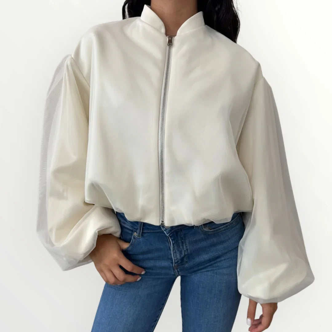 IMPERIAL - BOMBER IN TULLE