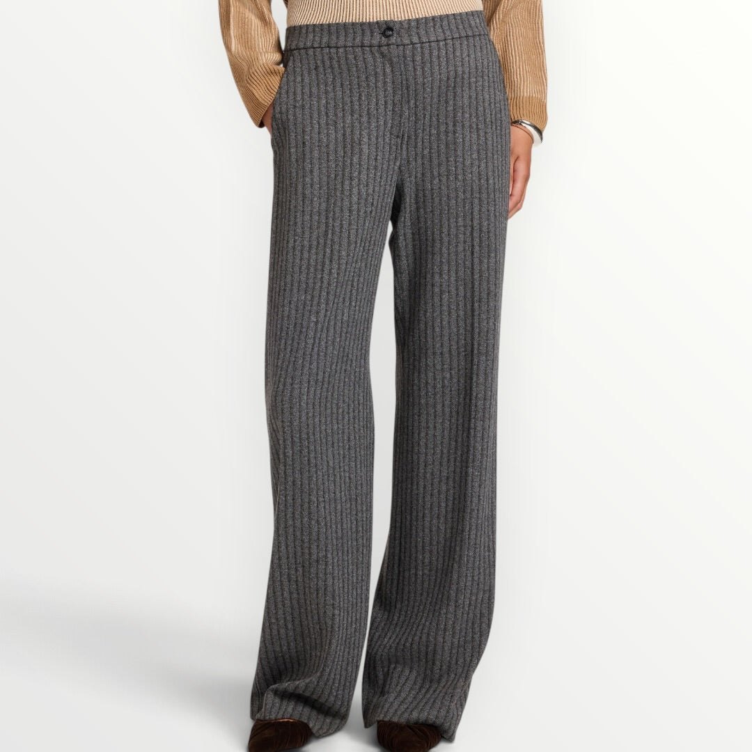 ELENA MIRO' - PANTALONE JACQUARD GESSATI