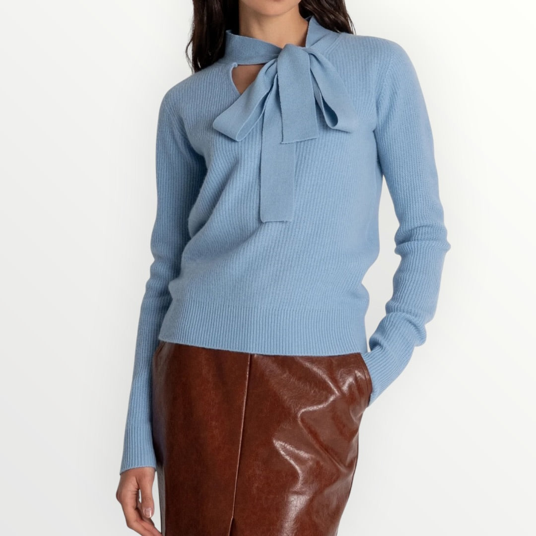 FRACOMINA - MAGLIA IN LANA CON PASHMINA