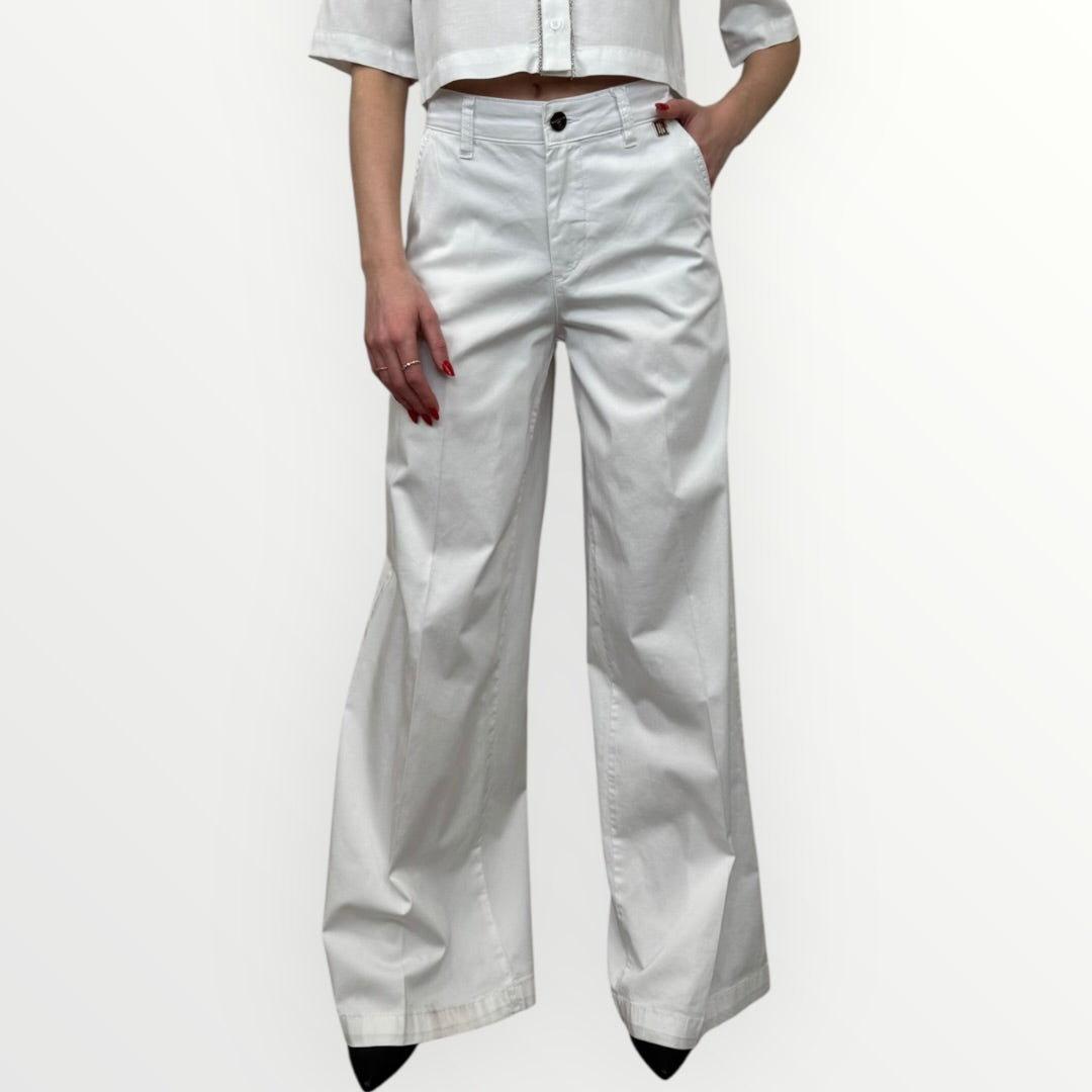 FRACOMINA - JEANS AMPIO A PALAZZO