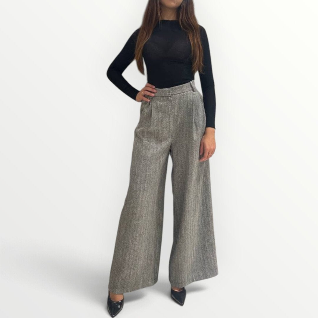 HAVEONE - PANTALONE SPIGATO A PALAZZO
