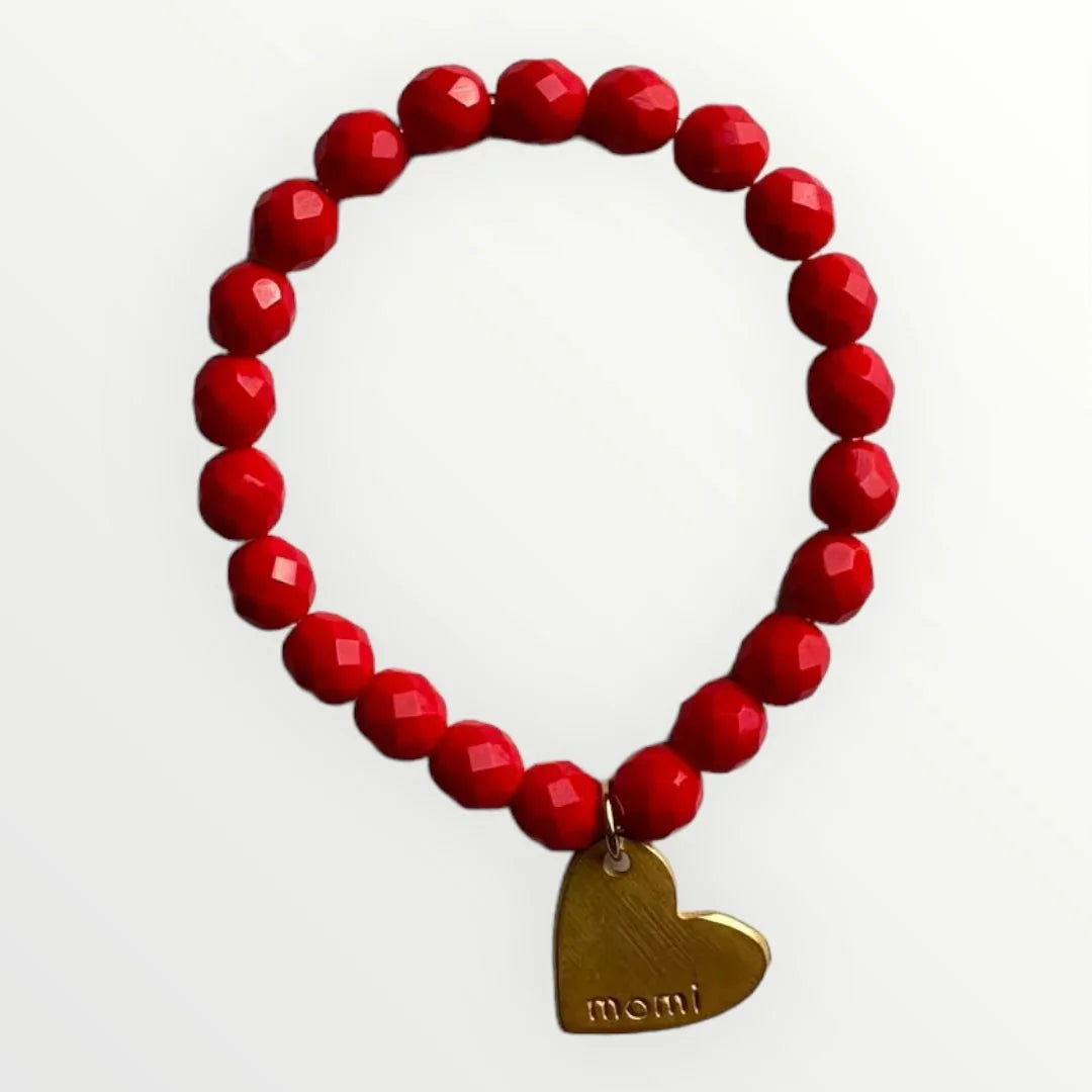 MOMI - HEART CRYSTALS BRACELET