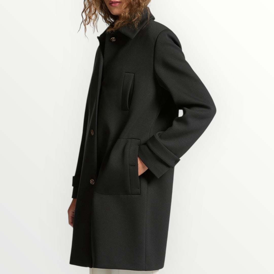 ELENA MIRO' - CAPPOTTO IN TESSUTO SCUBA