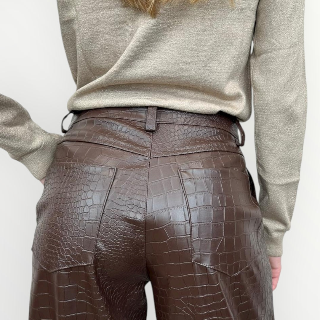 KING KONG - PANTALONE STAMPA COCCODRILLO