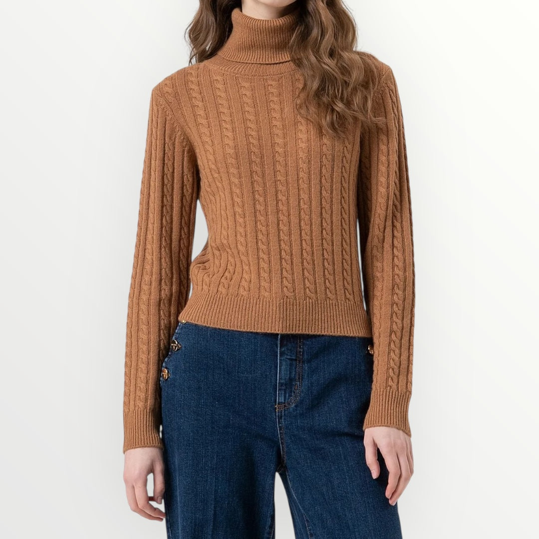 FRACOMINA - MAGLIA CON PUNTO TRECCIA