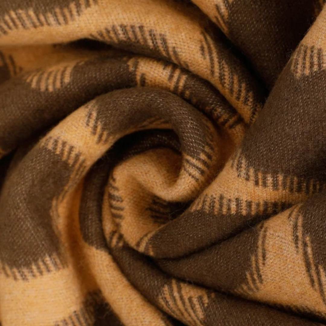 MIMI MUA' - SCIARPA CON MOTIVO LEOPARDATO