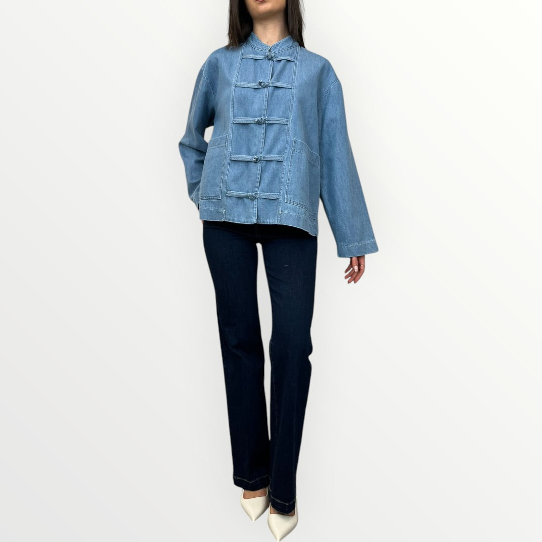 SUSY MIX - GIACCA NAPOLEONICA IN DENIM