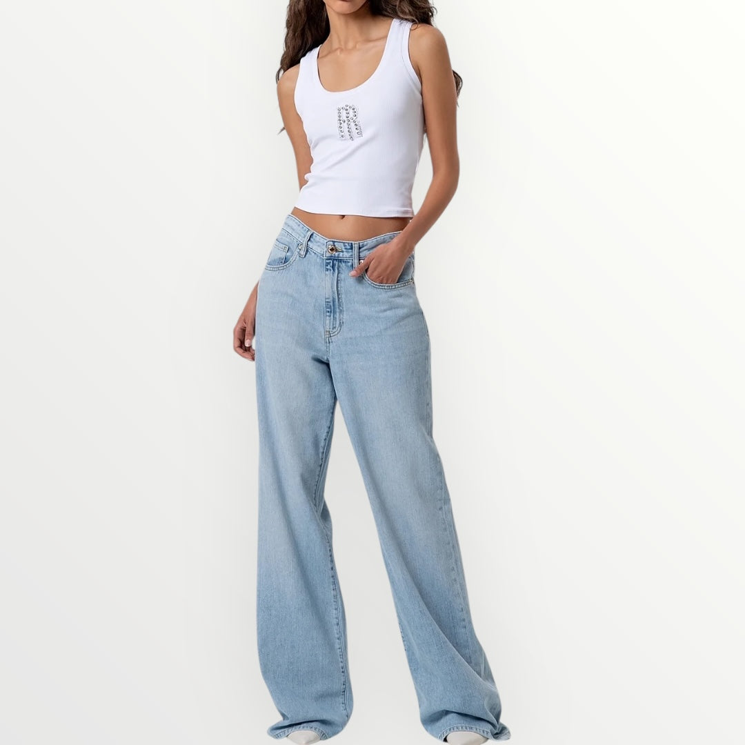 FRACOMINA - JEANS FLARE LAVAGGIO CHIARO