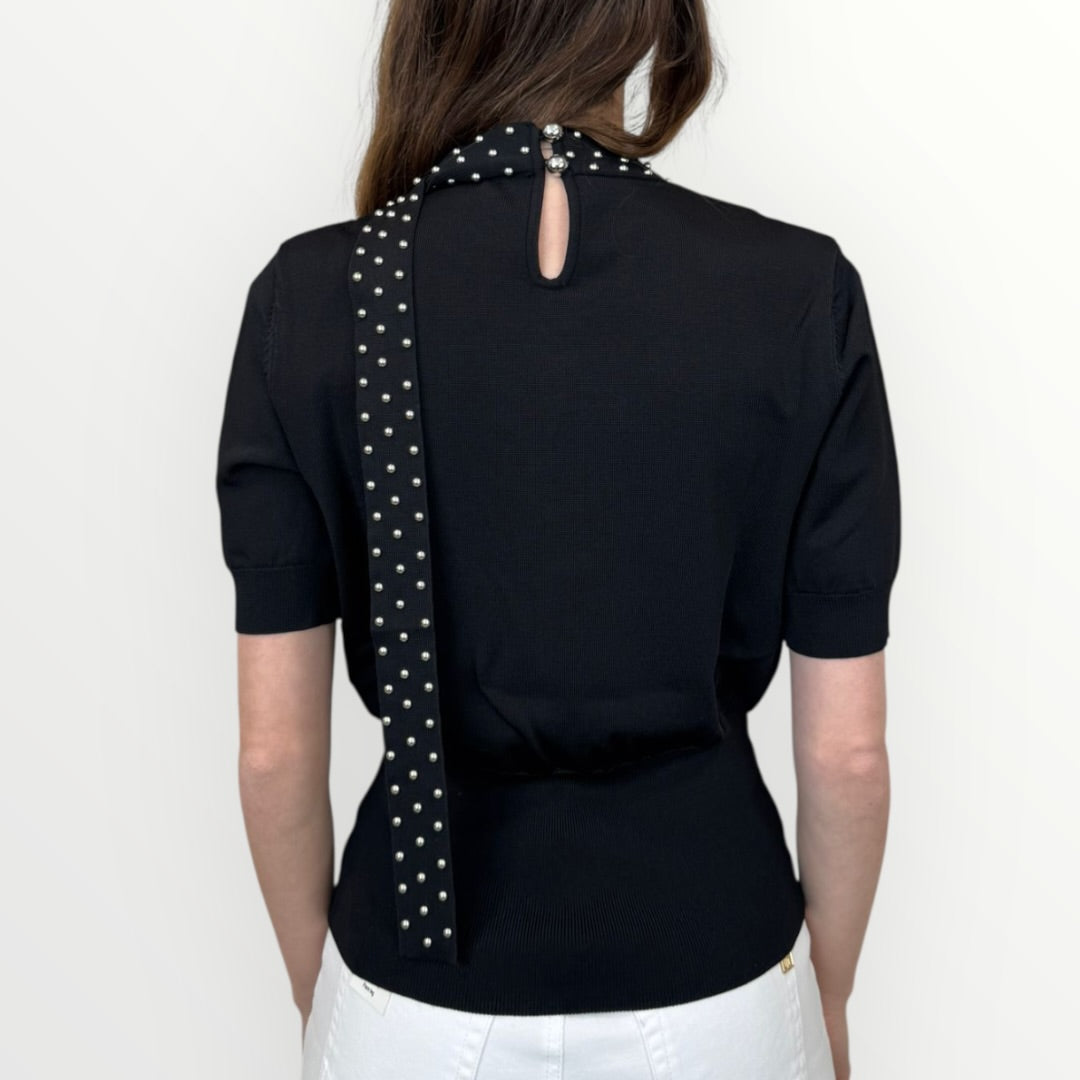 FRACOMINA - MAGLIA CON SCIARPINA