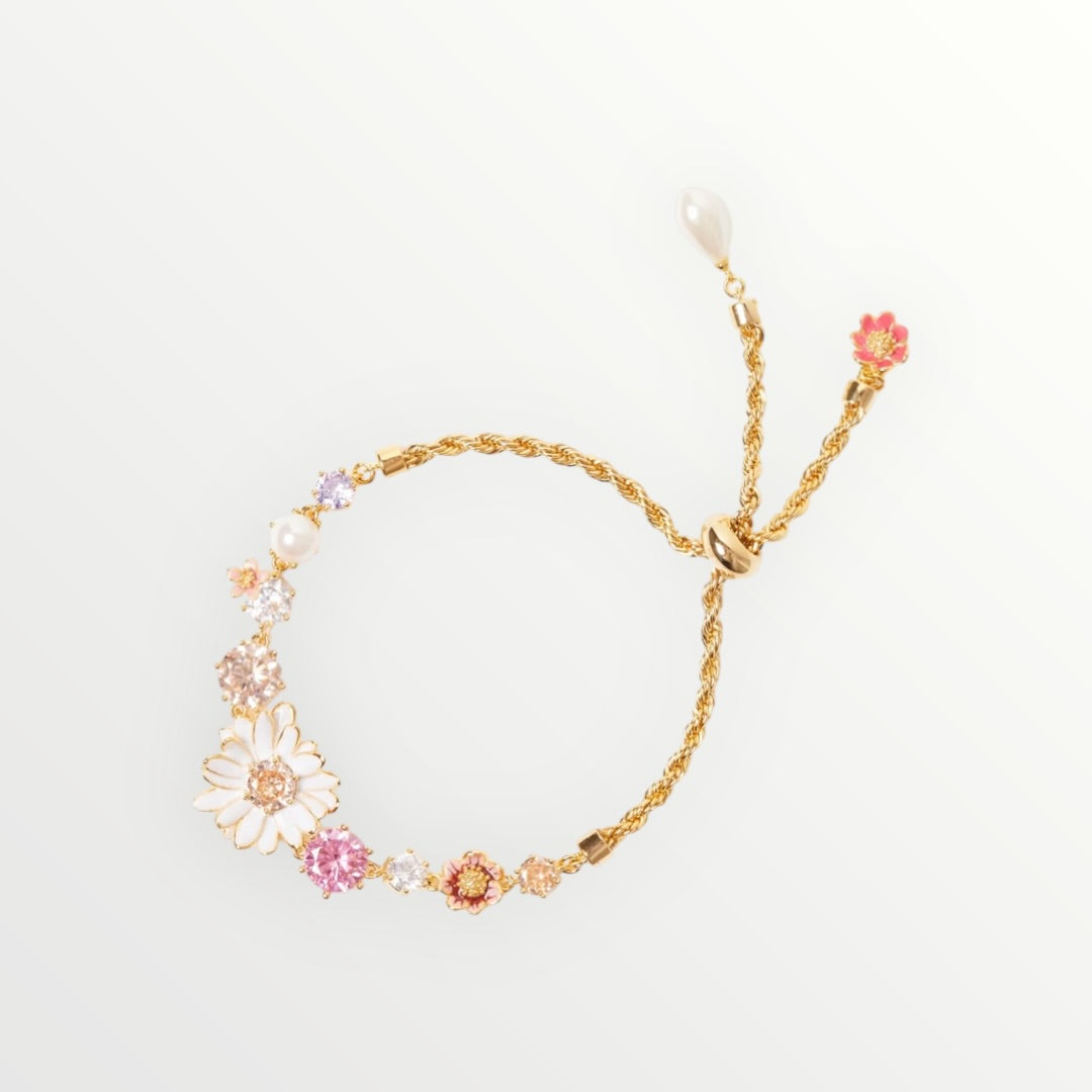 SODINI - BRACCIALE CORDA E FIORI