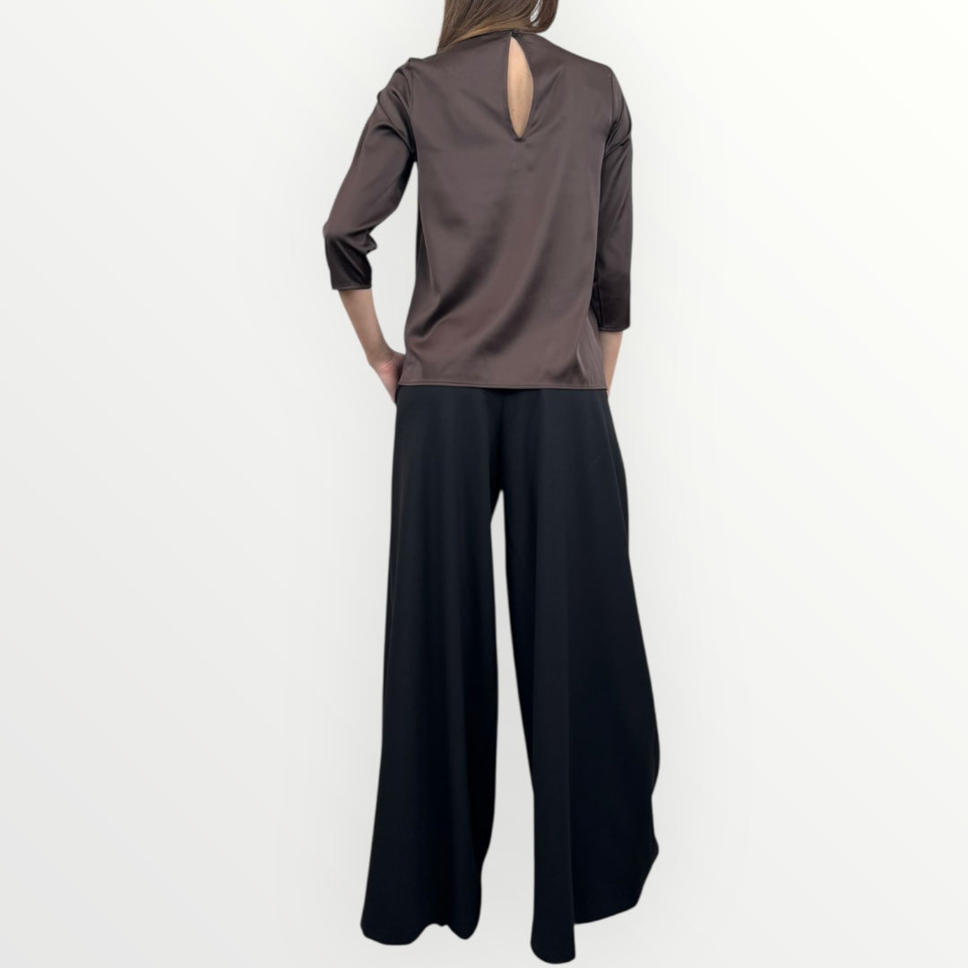 IMPERIAL - BLUSA MORBIDA A MANICHE LUNGHE