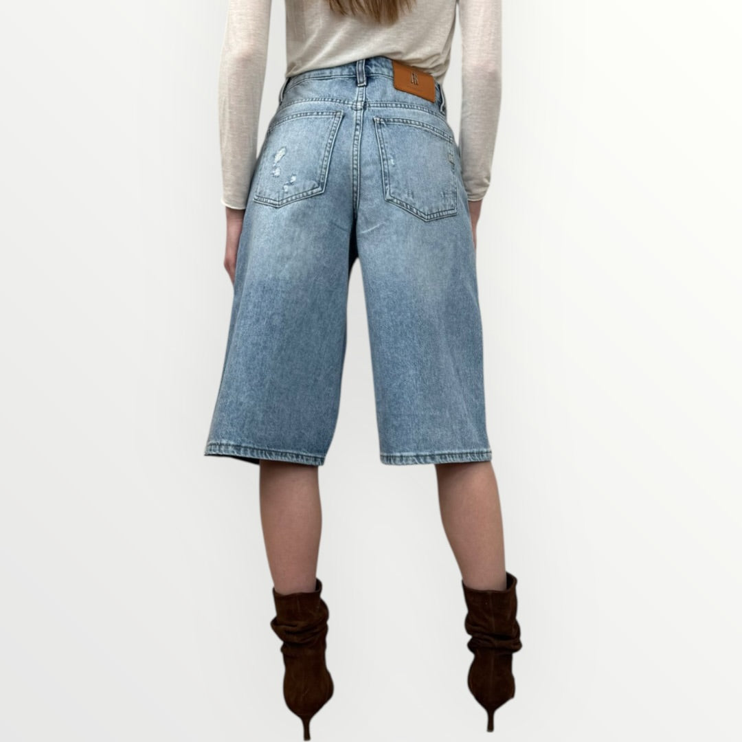 FRACOMINA - BERMUDA CON STRAPPI