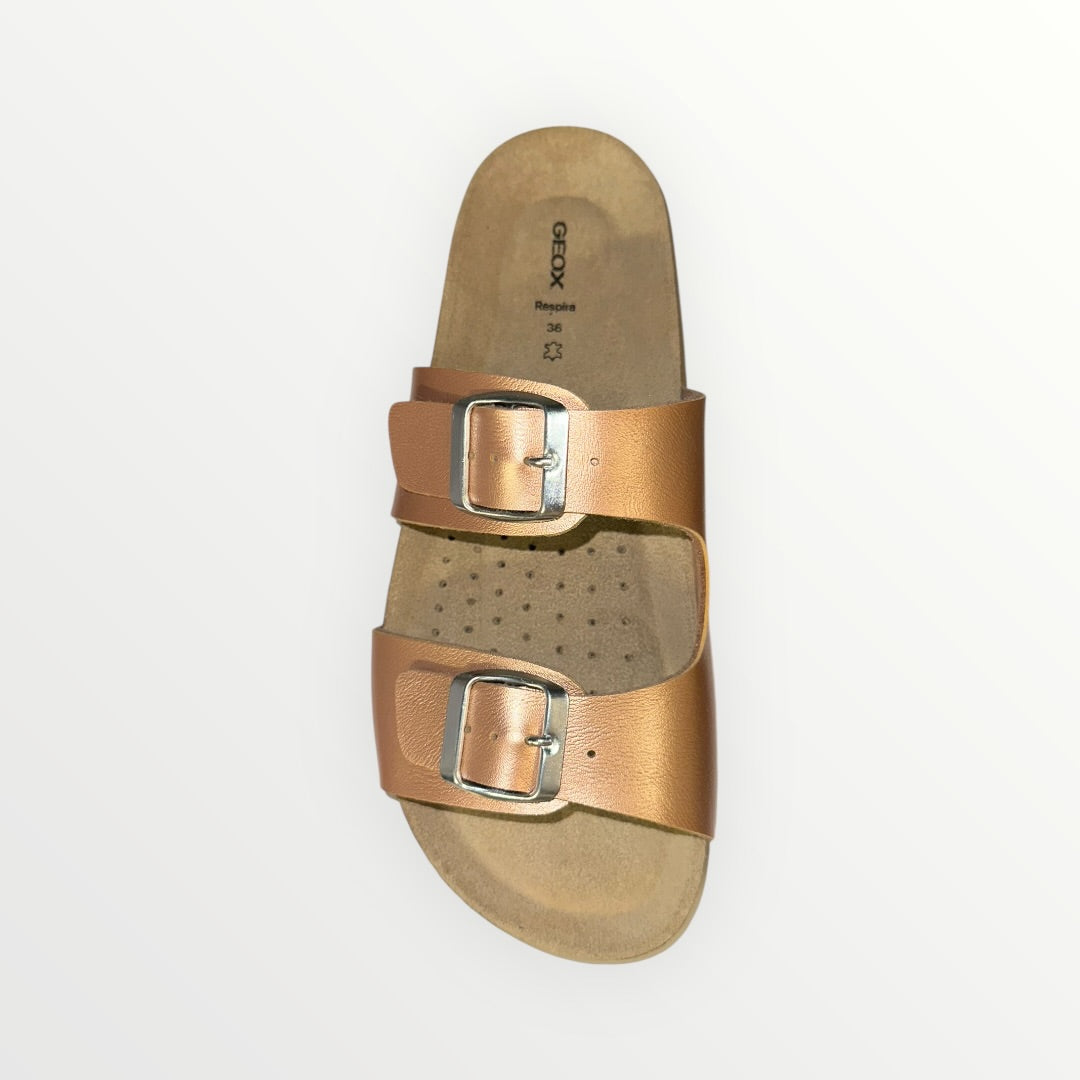 GEOX - CIABATTA BRIONIA METALLIC