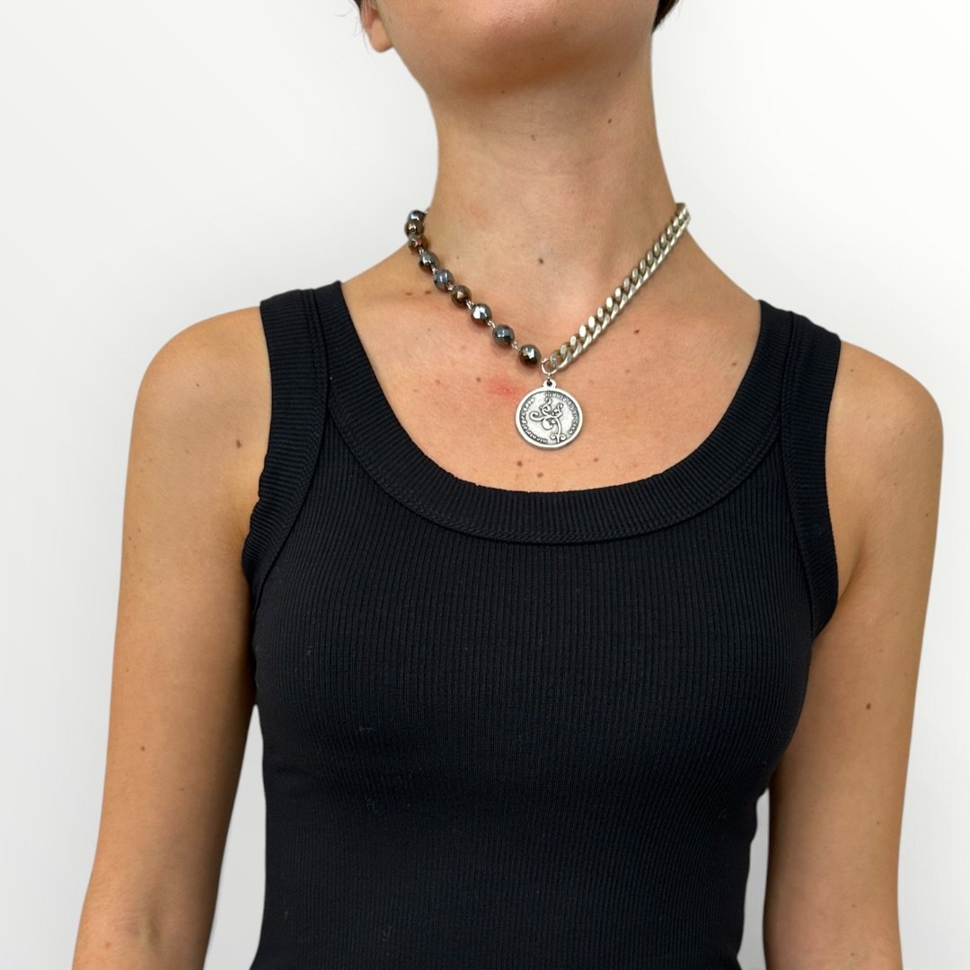 MOMI - FRANCESCA CORTA MEDAGLIA ARGENTO