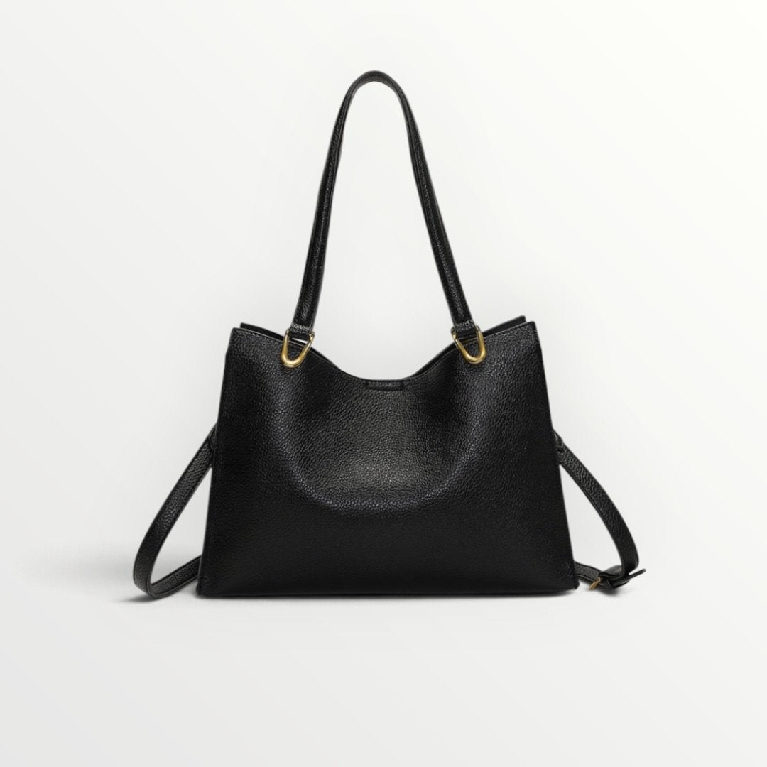MIMI' MUA' - BORSA SHOPPER CON DETTAGLI SATINATI