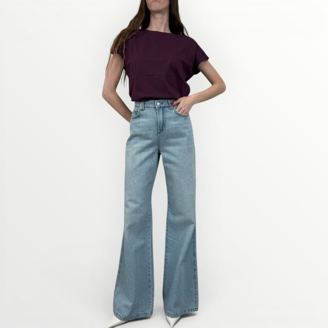 EMME MARELLA - T-SHIRT CHIFFON