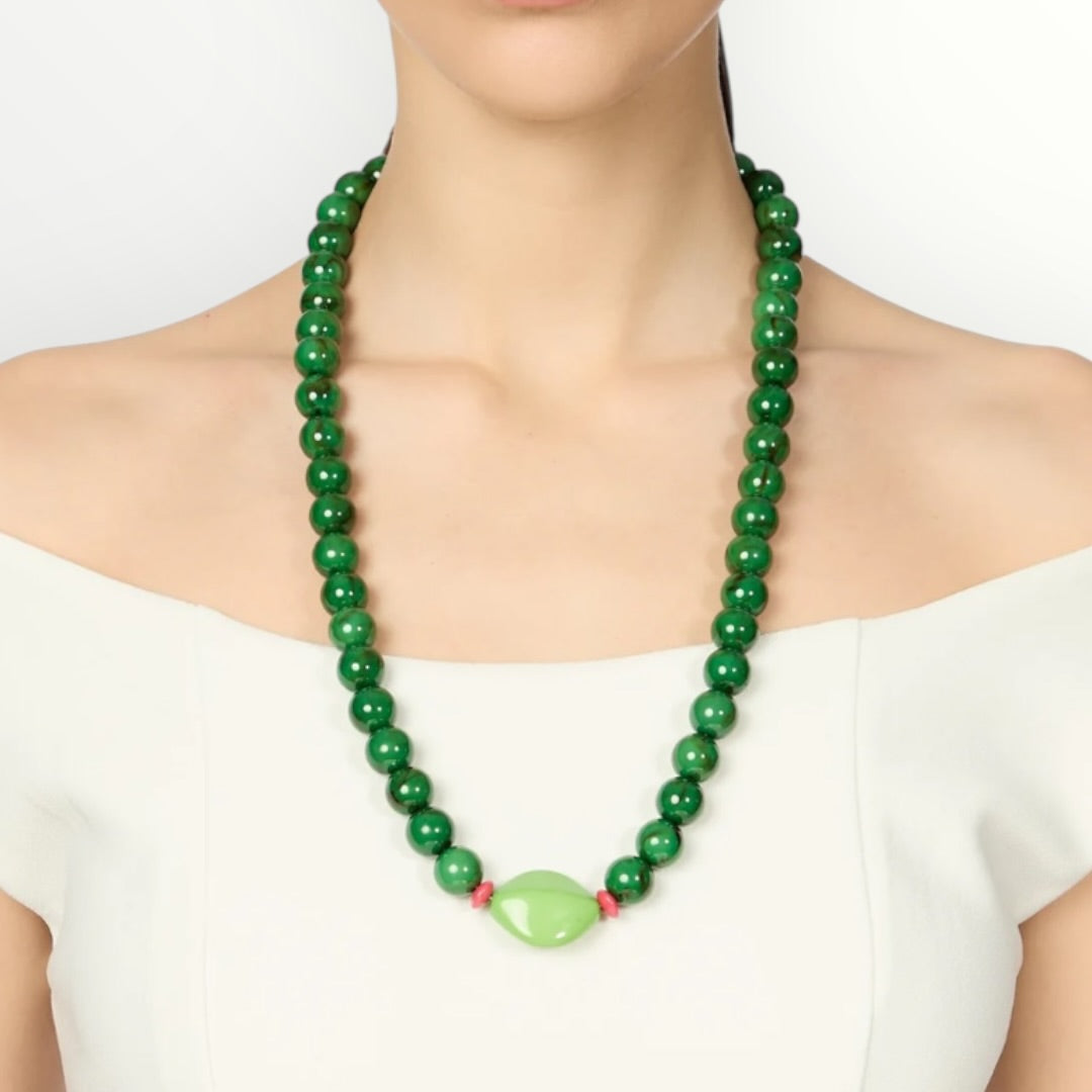 SODINI - COLLANA CON CIOTTOLO A CONTRASTO