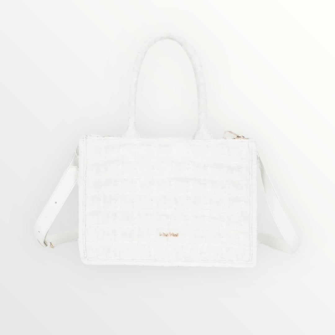 MIMI MUA' - BORSA SHOPPER MEDIA IN TWEED