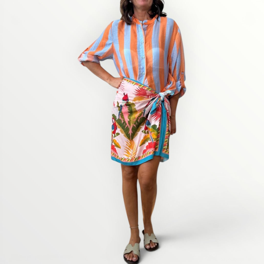 HAVEONE - GONNA PAREO CORTA TROPICAL