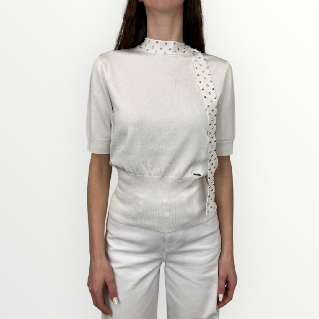 FRACOMINA - MAGLIA CON SCIARPINA