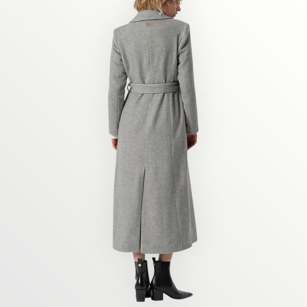 FRACOMINA - CAPPOTTO MONOPETTO TESSUTO SPIGATO