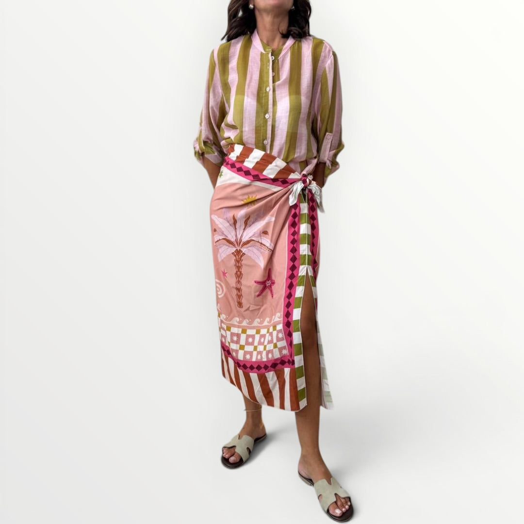 HAVEONE - CAMICIA LEGGERA A RIGHE
