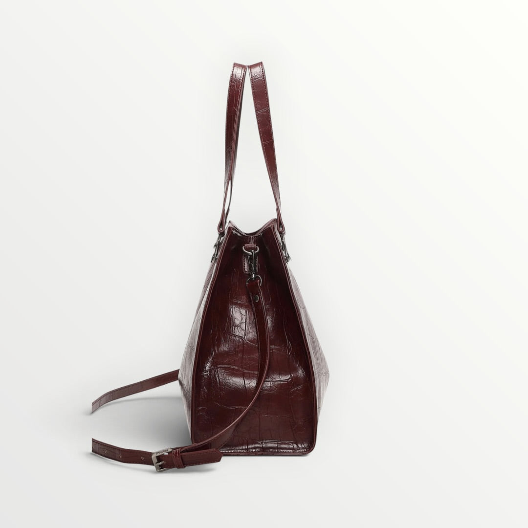 MIMI' MUA' - BORSA SHOPPER EFFETTO COCCO