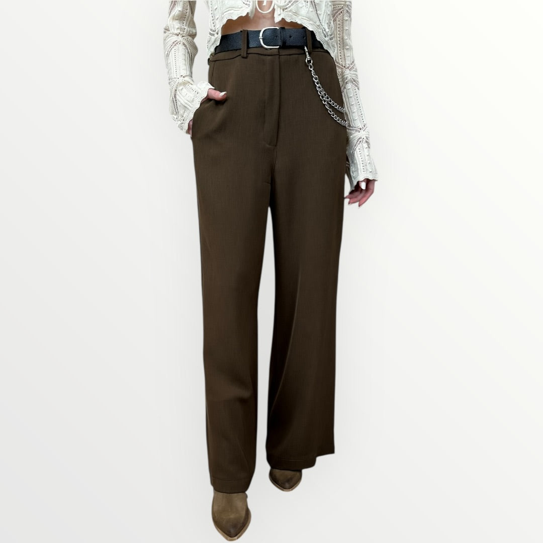 HAVEONE - PANTALONE CON CATENA