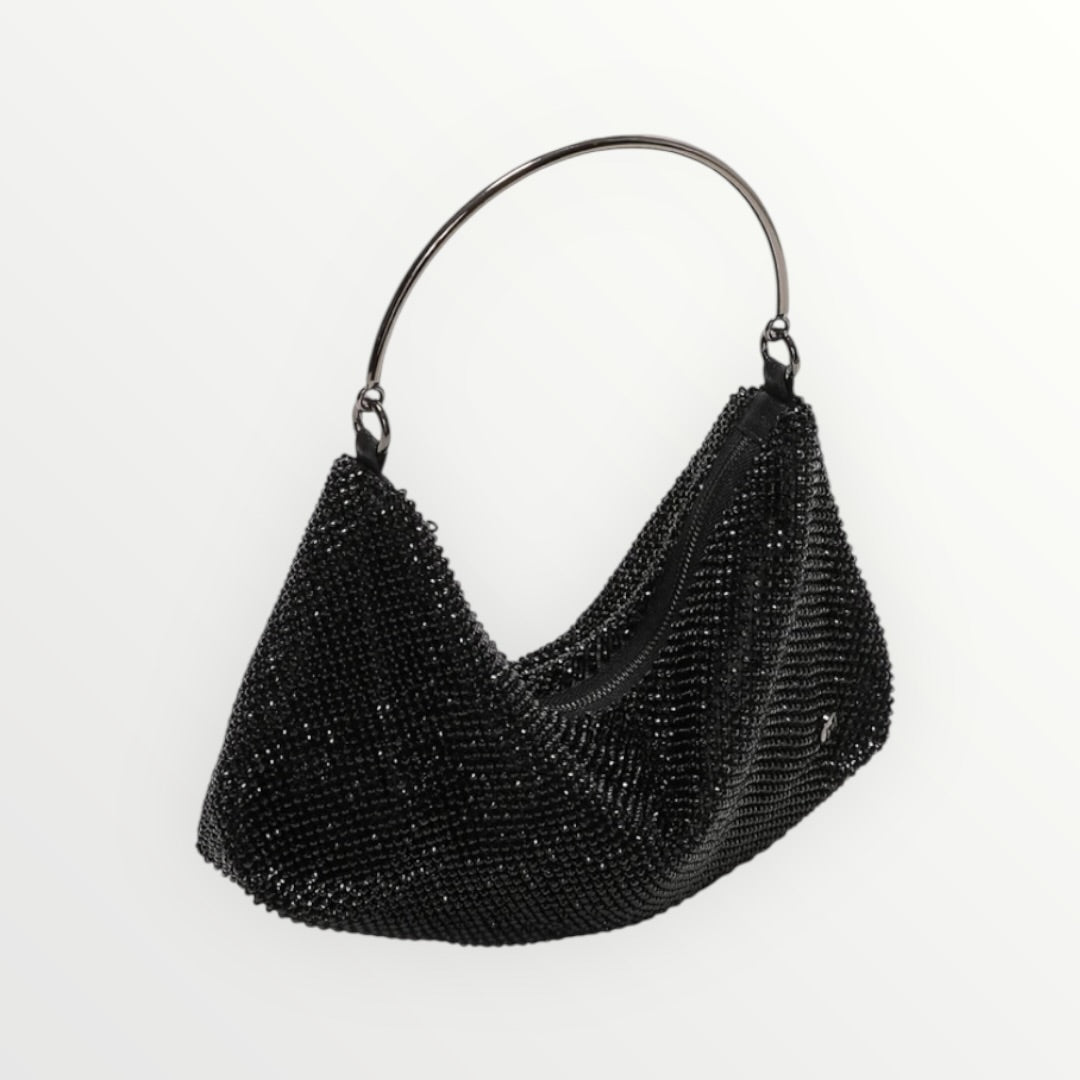 MIMI' MUA' - BORSA MORBIDA IN RETE DI STRASS