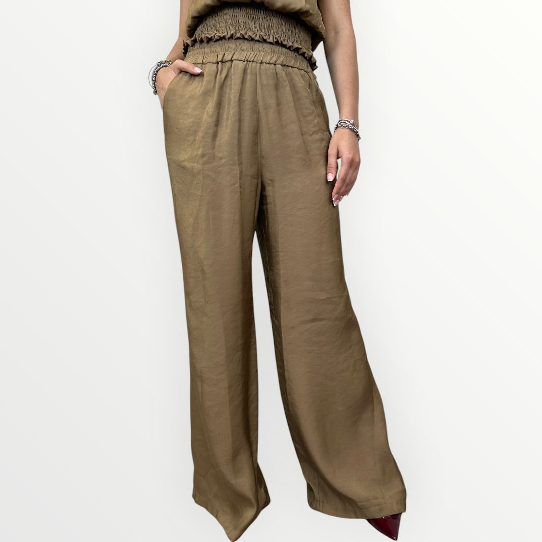 MOTEL - PANTALONE A PALAZZO FLUIDO