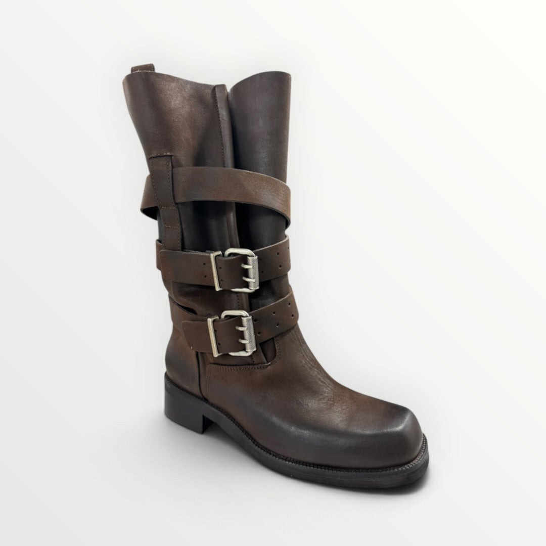 DIVINE FOLLIE - STIVALE CON FASCE E FIBBIE REGOLABILI