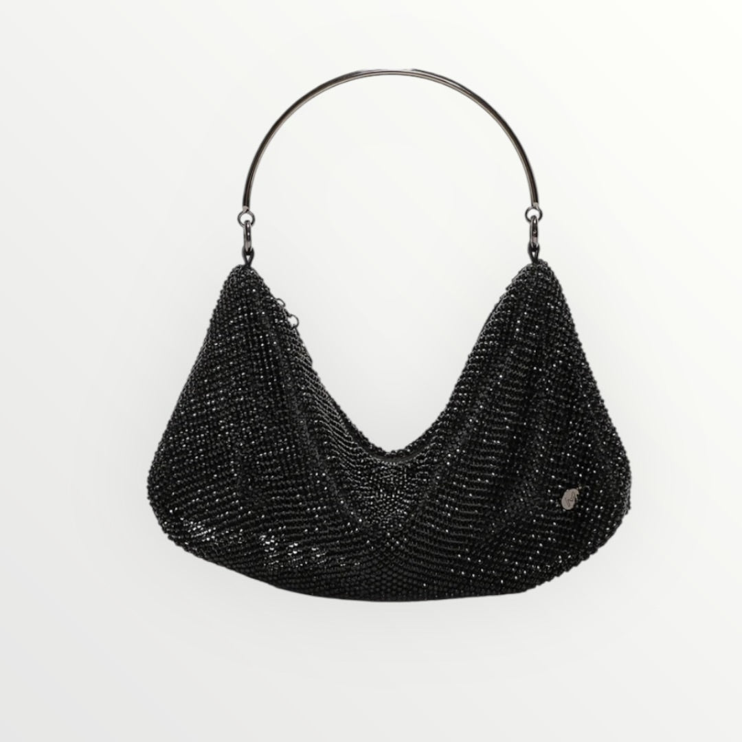 MIMI' MUA' - BORSA MORBIDA IN RETE DI STRASS