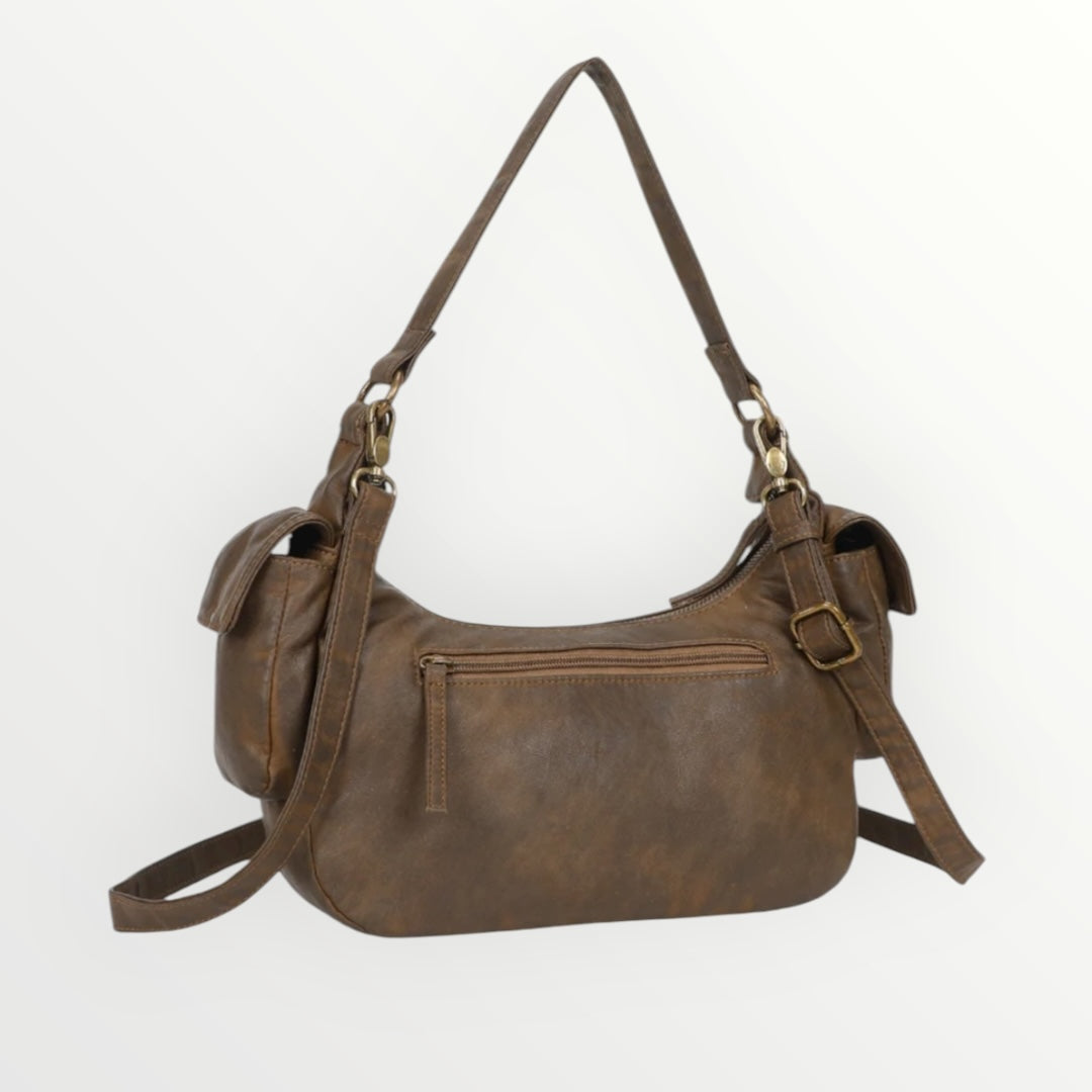 MIMI MUA' - BORSA A SPALLA CON TASCHE