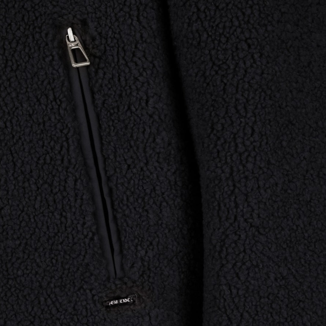 GEOX - FELPA REVERSIBILE CON ZIP