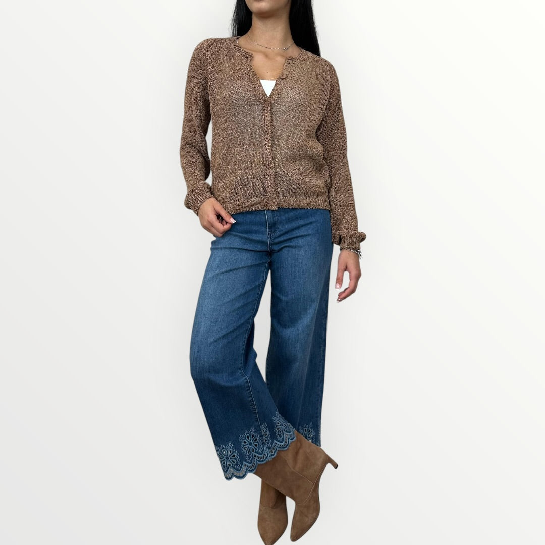 MOTEL - CARDIGAN LUREX SOFT