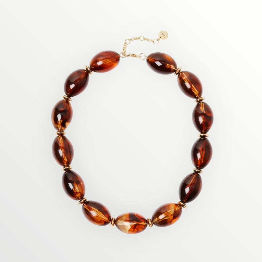 SODINI - COLLANA CORTA A OLIVINE