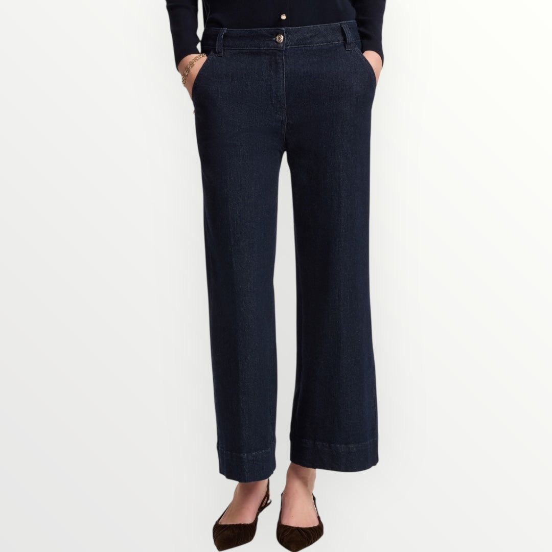 ELENA MIRO' - JEANS TAILORING CROPPED
