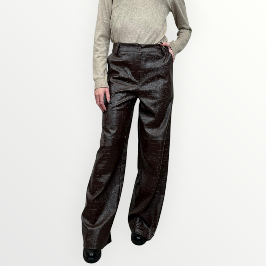 KING KONG - PANTALONE STAMPA COCCODRILLO