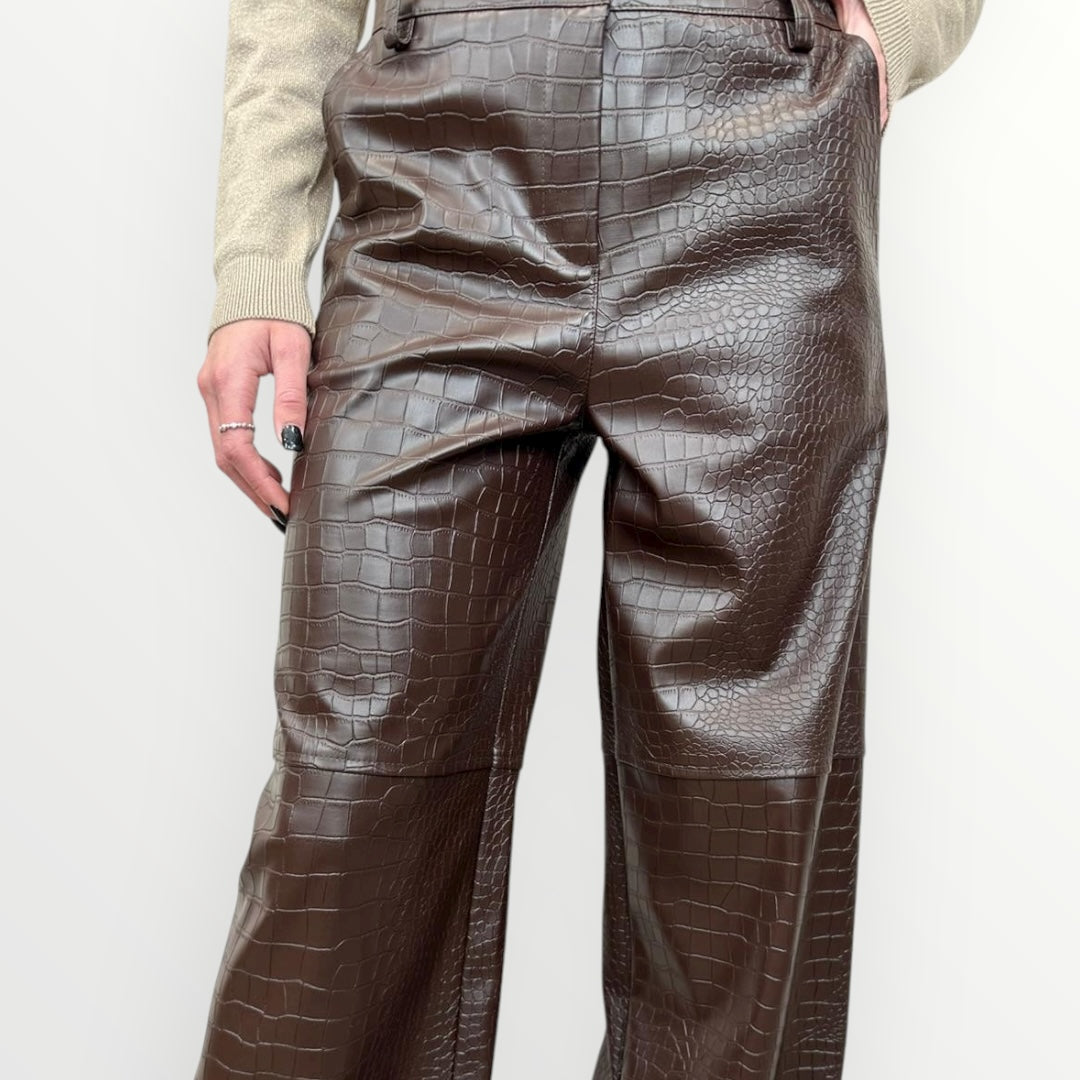 KING KONG - PANTALONE STAMPA COCCODRILLO