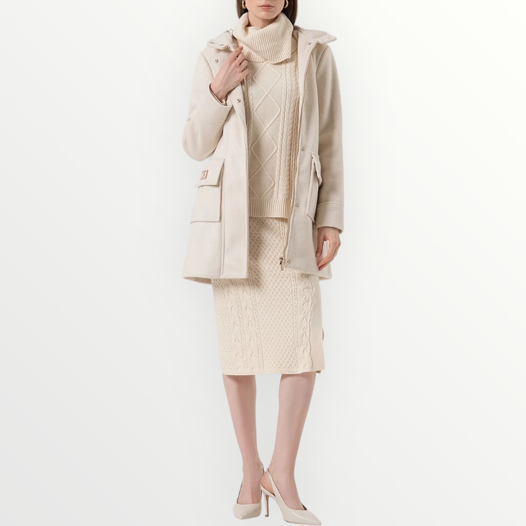 FRACOMINA - GONNA MIDI IN MAGLIA