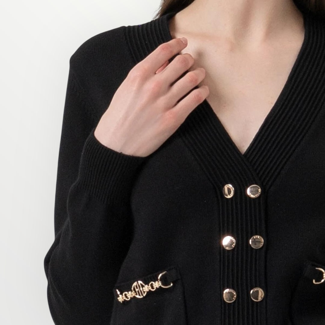 FRACOMINA -CARDIGAN DOPPIOPETTO